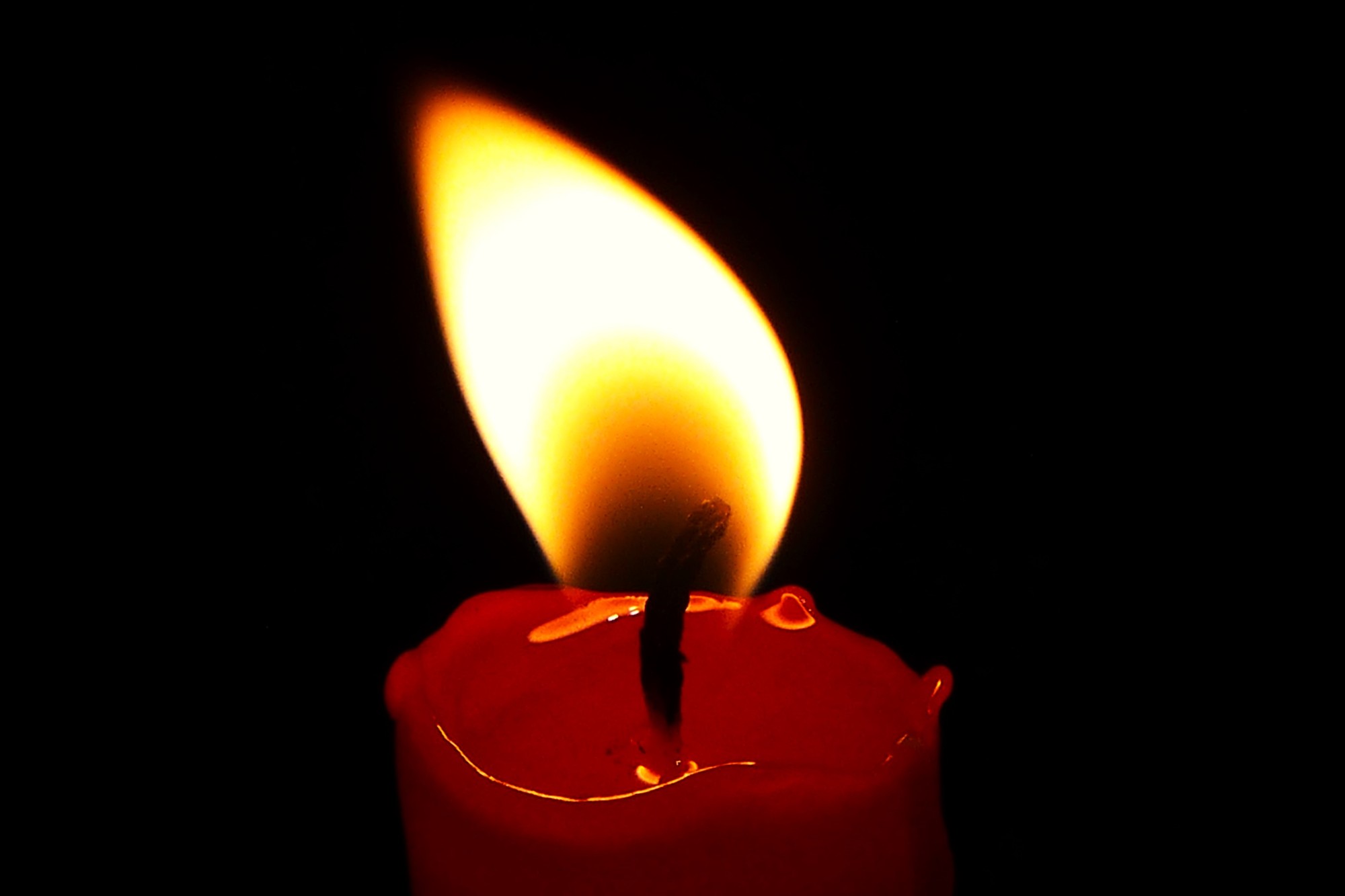 촛불 불꽃 실사 사진